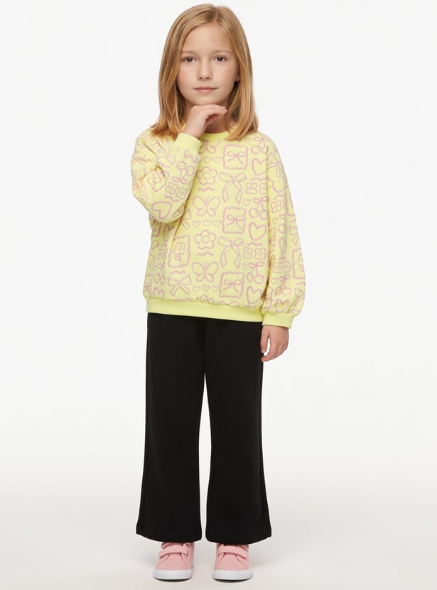 Juniors Printed Sweatshirt