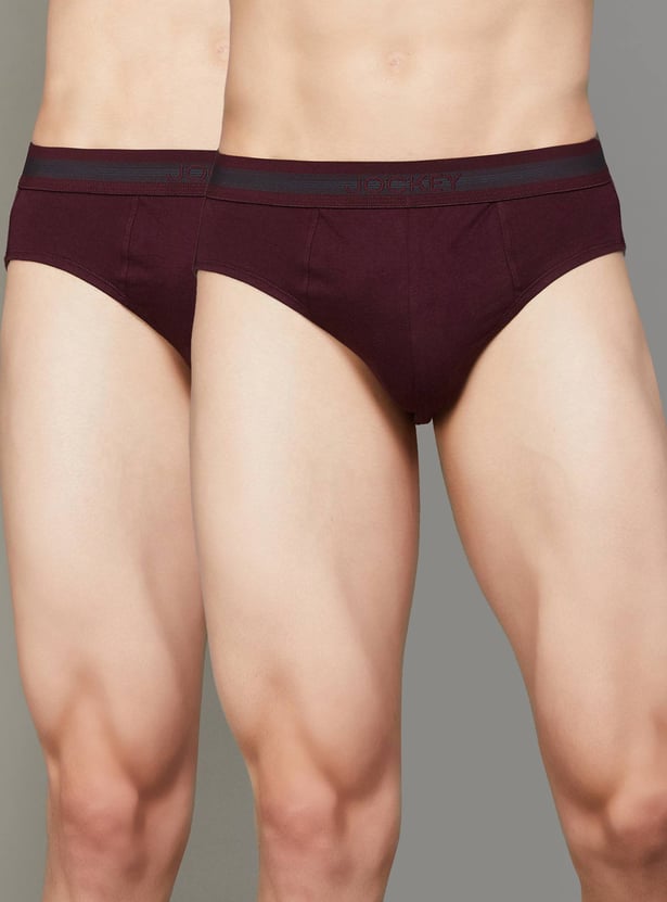 JOCKEY Solid Briefs - Pack of 2