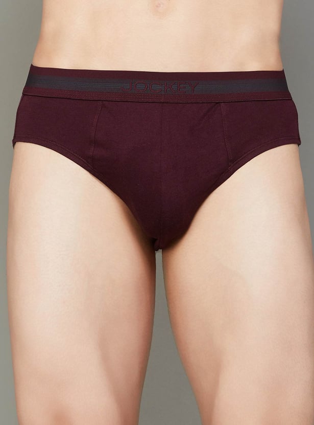 JOCKEY Solid Briefs - Pack of 2