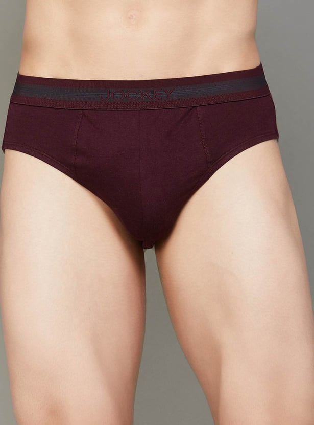 JOCKEY Solid Briefs - Pack of 2