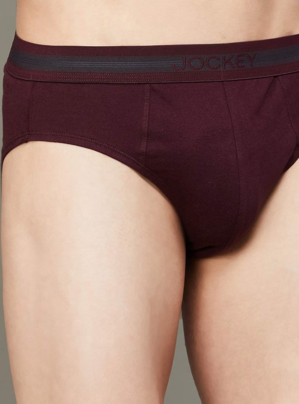JOCKEY Solid Briefs - Pack of 2