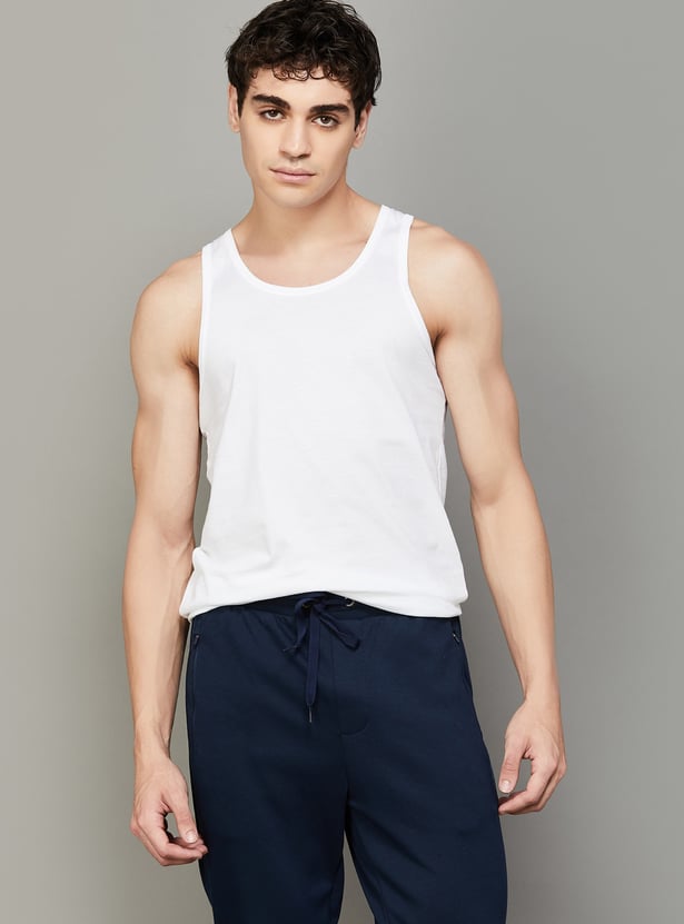 JOCKEY Solid Vest - Pack of 3