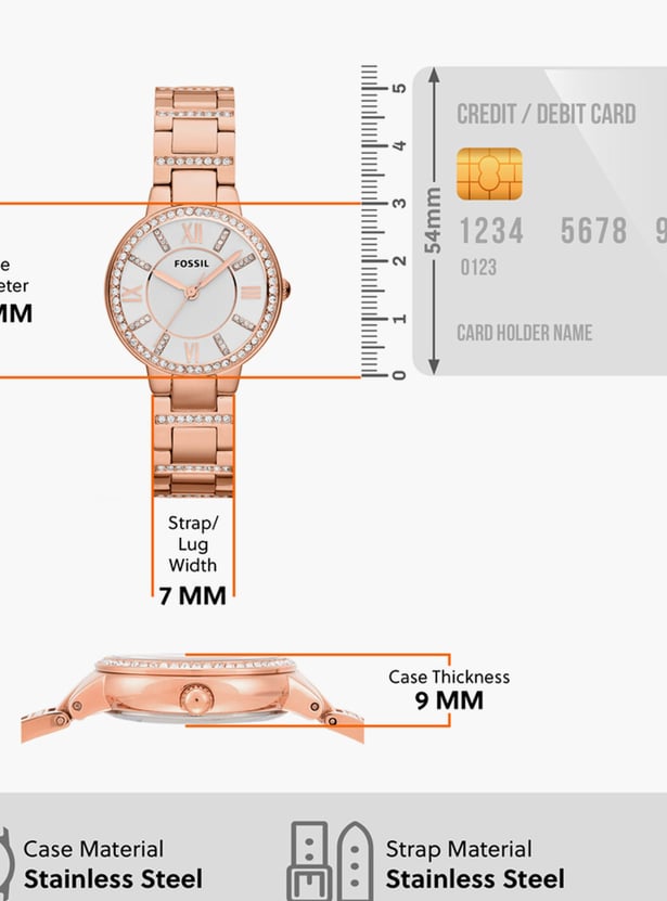 FOSSIL Virginia Embellished Watch - ES3284I