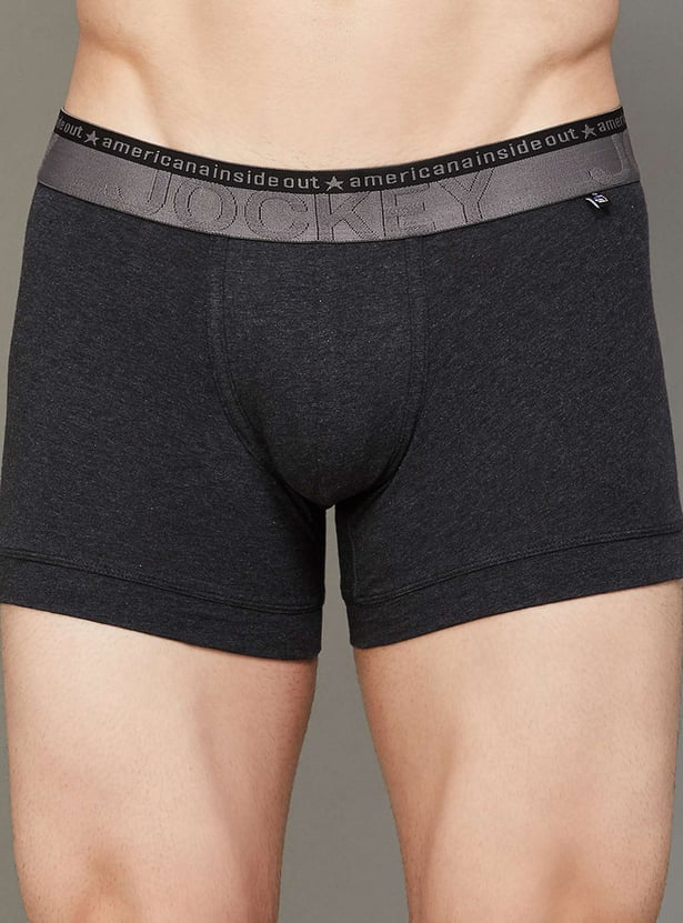 JOCKEY Solid Trunks - Pack of 2