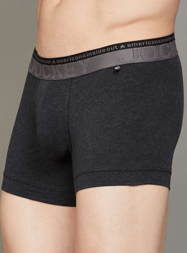 JOCKEY Solid Trunks - Pack of 2