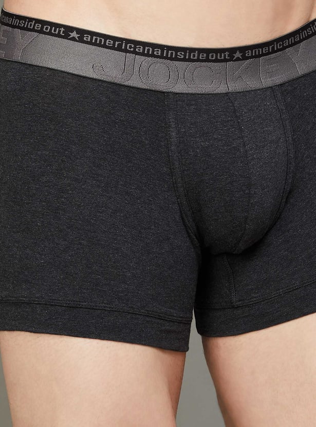 JOCKEY Solid Trunks - Pack of 2