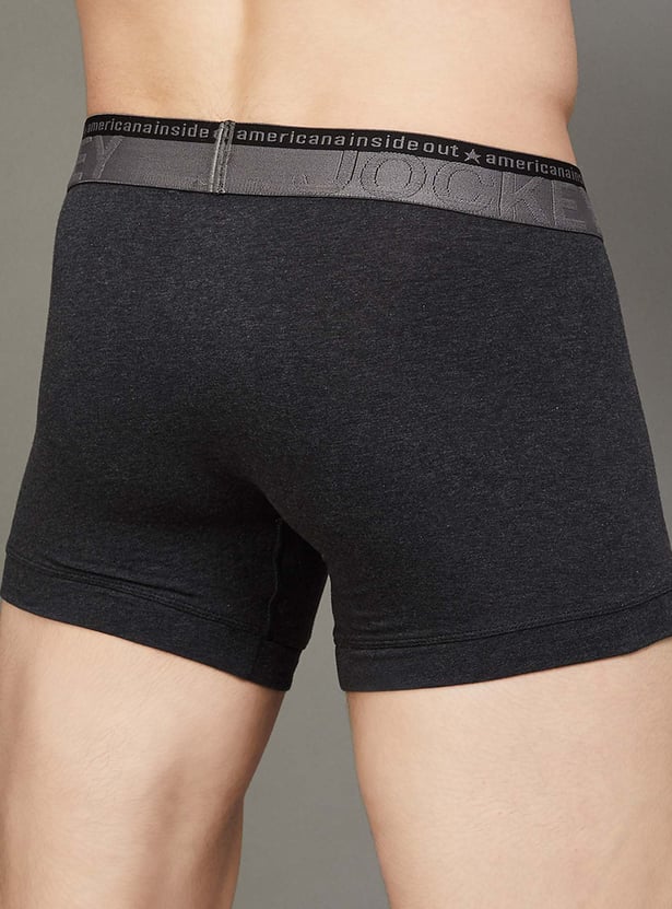 JOCKEY Solid Trunks - Pack of 2