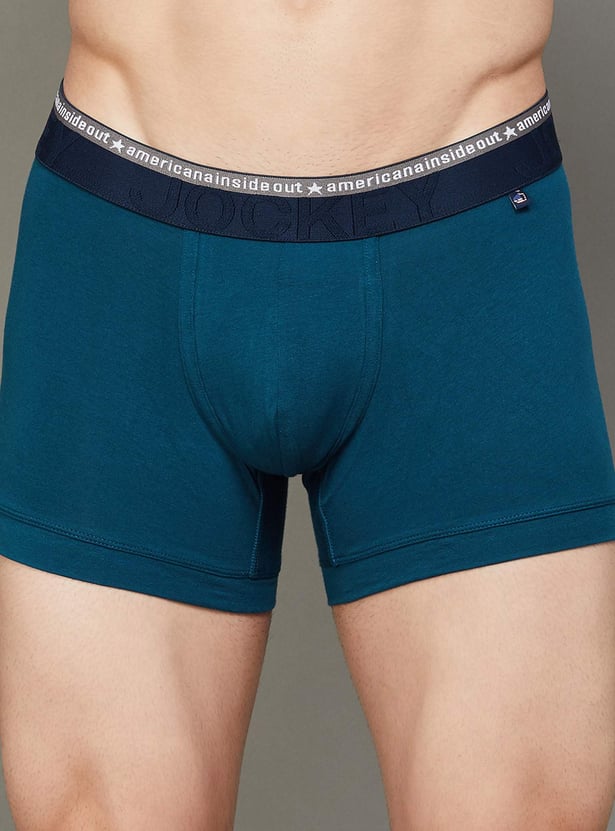 JOCKEY Solid Trunks - Pack of 2