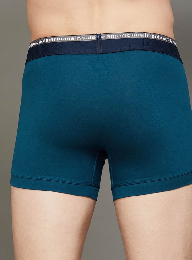 JOCKEY Solid Trunks - Pack of 2