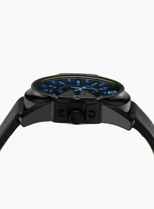 DIESEL Master Chief Analog Watch with Leather Strap - DZ1657