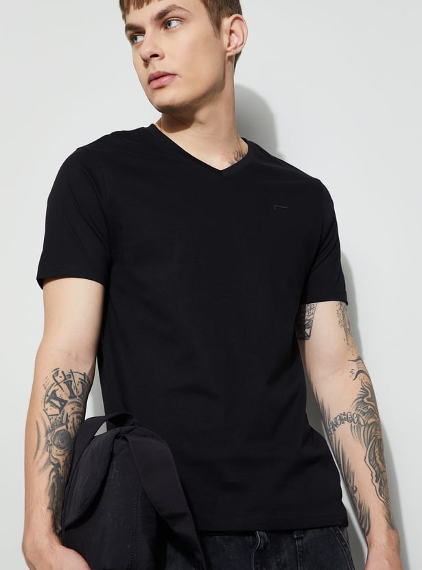 FAME FOREVER Solid T-shirt