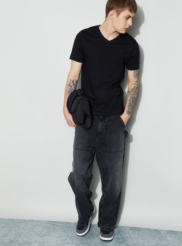 FAME FOREVER Solid T-shirt