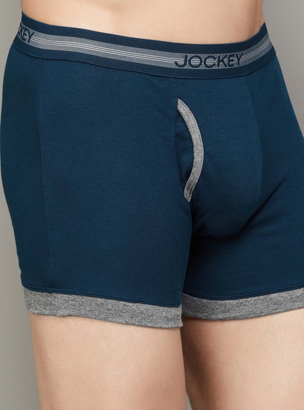 JOCKEY Solid Trunks - Pack of 2