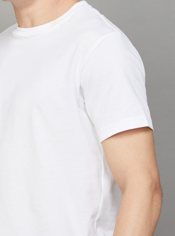 JOCKEY Men Solid Slim Fit Lounge T-shirt