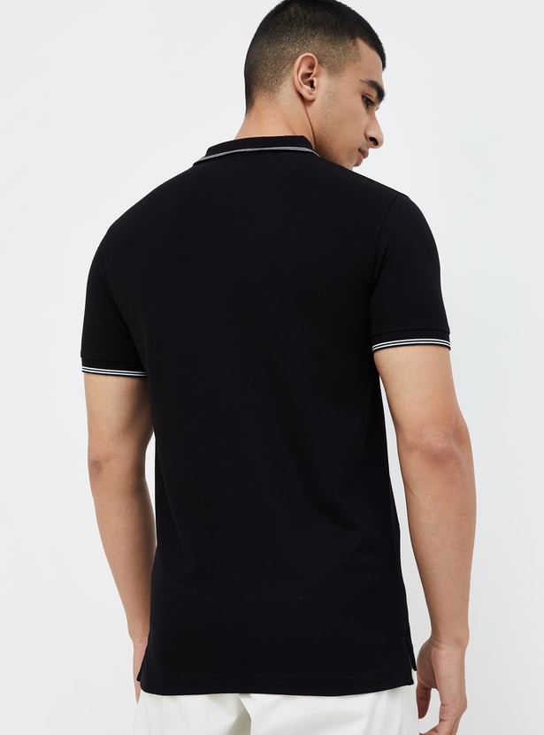 BOSSINI Men Solid Polo T-shirt