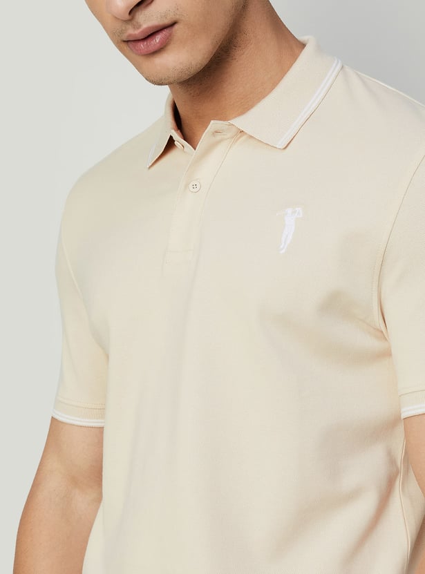 BOSSINI Solid Polo T-shirt