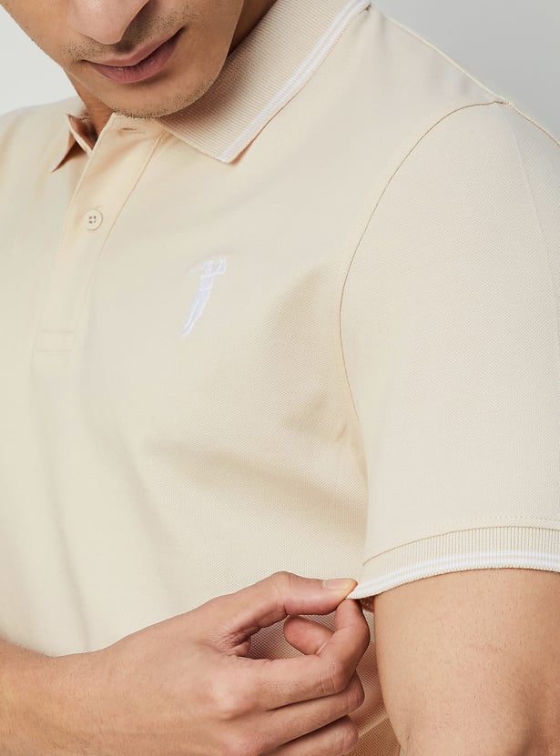 BOSSINI Solid Polo T-shirt
