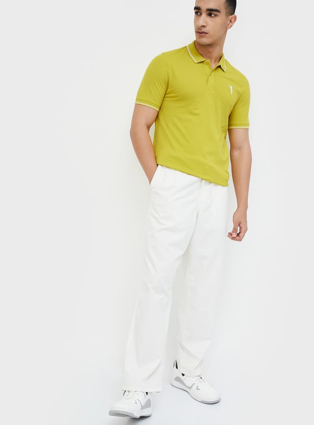 BOSSINI Solid Polo T-shirt