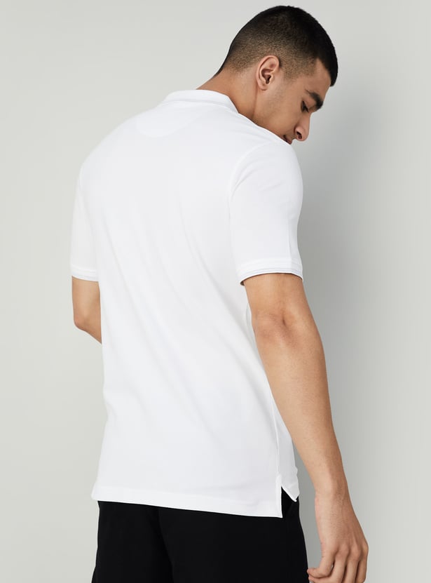 BOSSINI Solid Polo T-shirt