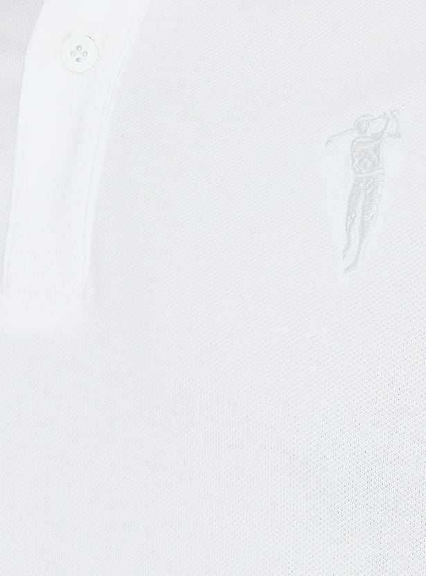 BOSSINI Solid Polo T-shirt
