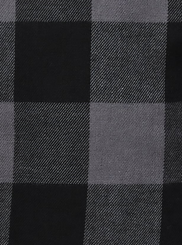 JOCKEY Checked Mid-Rise Boxers