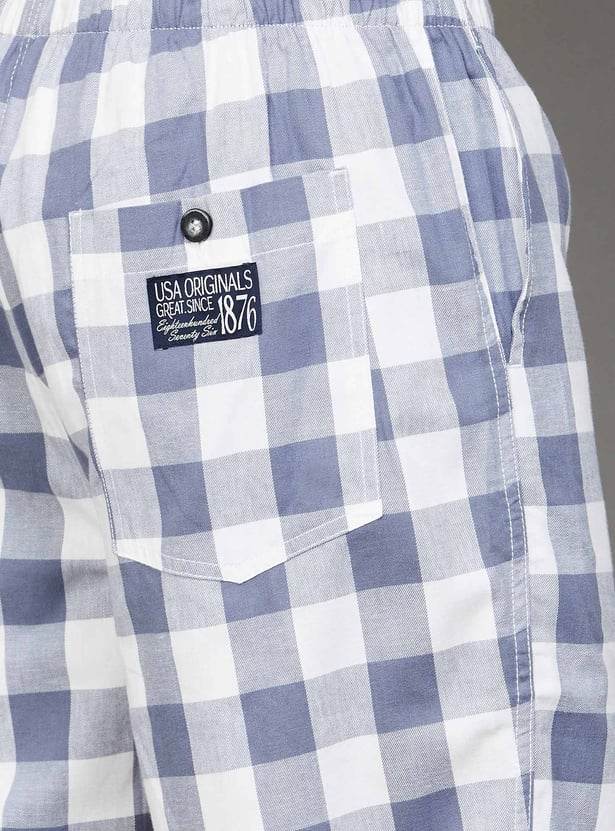 JOCKEY Checked Elasticated Shorts