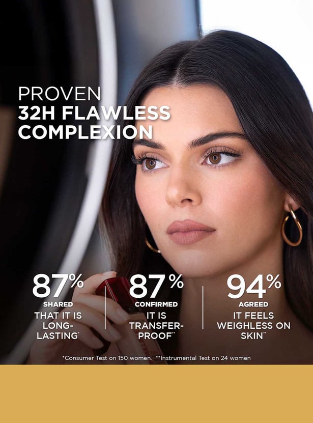 L'Oreal Paris Infallible 32H Fresh Wear Foundation - Natural Beige 125/Warm Undertone,30 ml