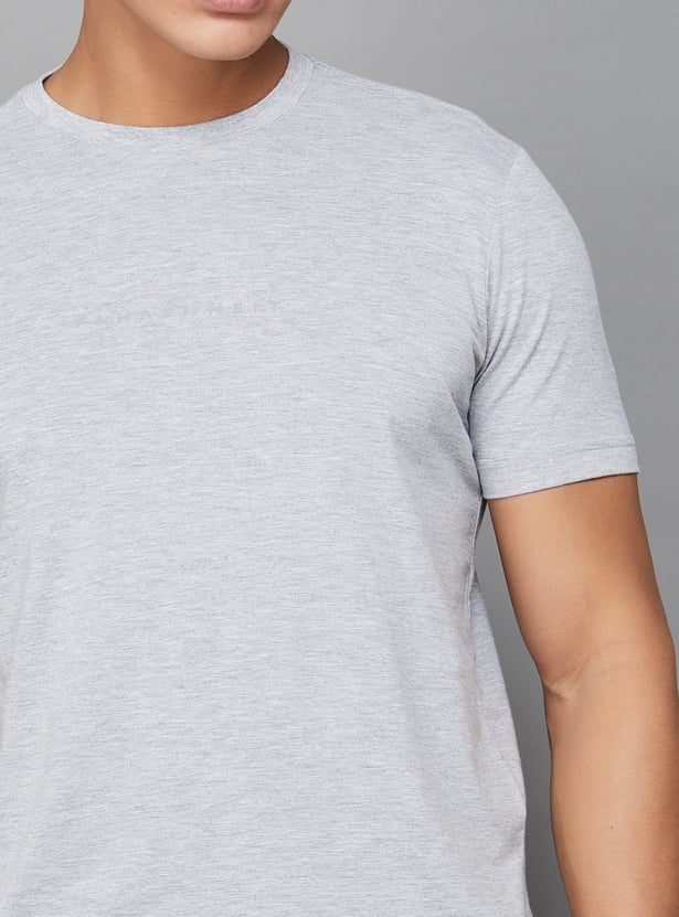 FAHRENHEIT Brand Print Slim Fit T-shirt - Pack of 3