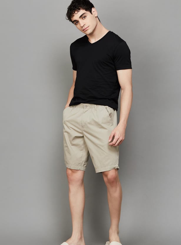 Buy JOCKEY Solid Elasticated Shorts from Jockey at just INR 1239.0