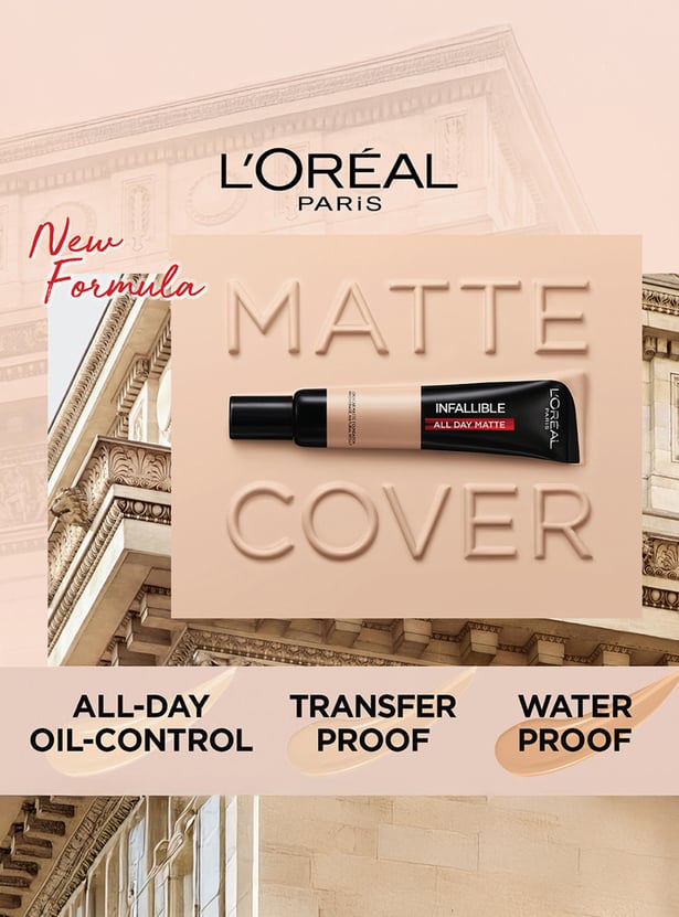 L'OREAL PARIS Infallible 24Hr Matte Cover Foundation - 140 Golden Beige