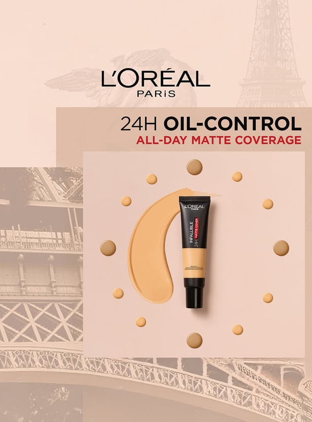 L'OREAL PARIS Infallible 24Hr Matte Cover Foundation - 140 Golden Beige