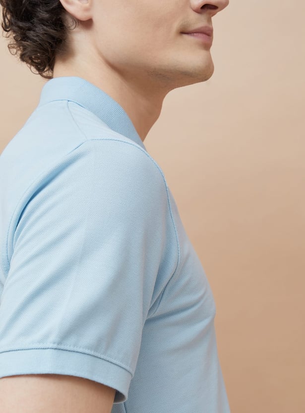 FAME FOREVER Solid Polo T-shirt