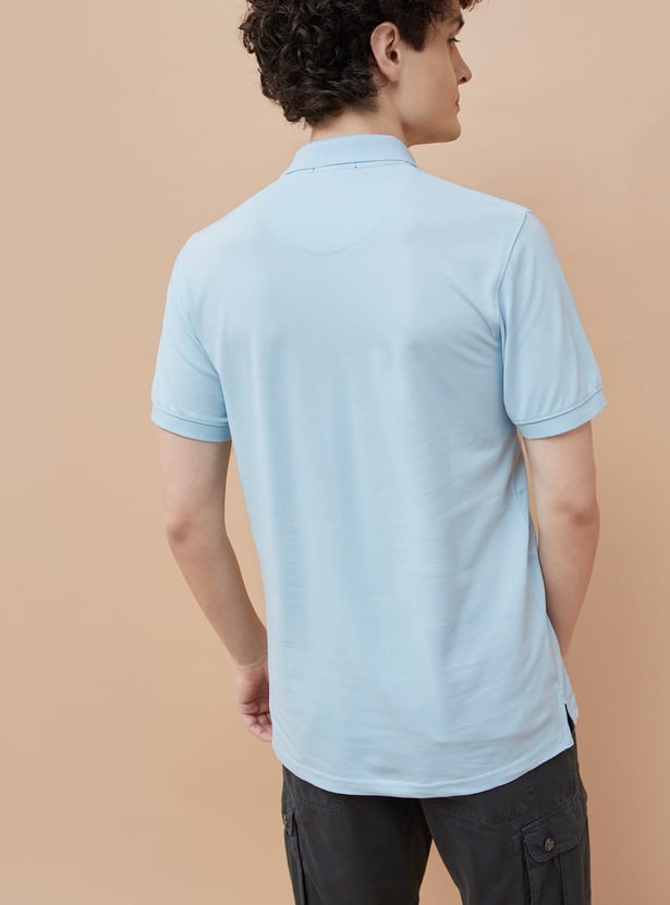 FAME FOREVER Solid Polo T-shirt