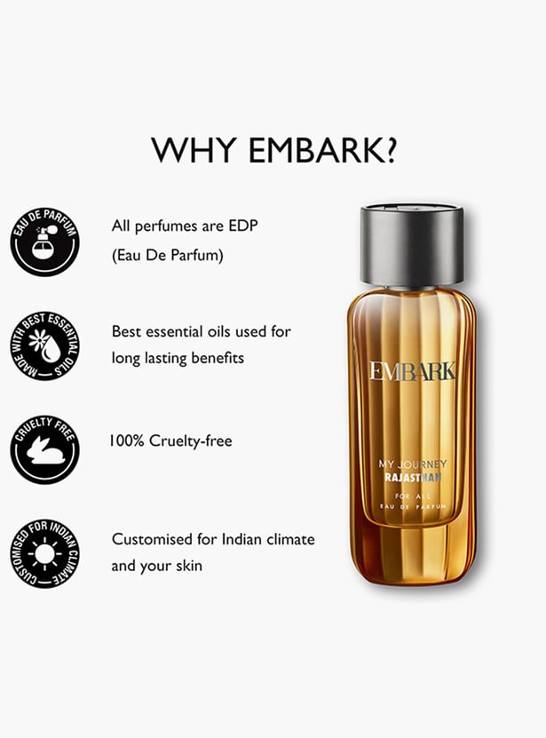EMBARK Journey Rajasthan For All Eau De Parfum - 100ml