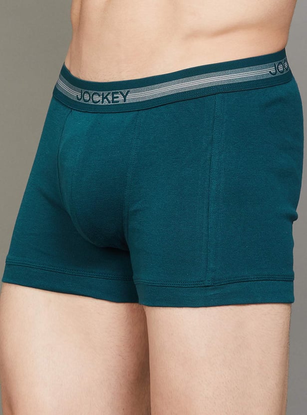 JOCKEY Solid Trunks - Pack of 2