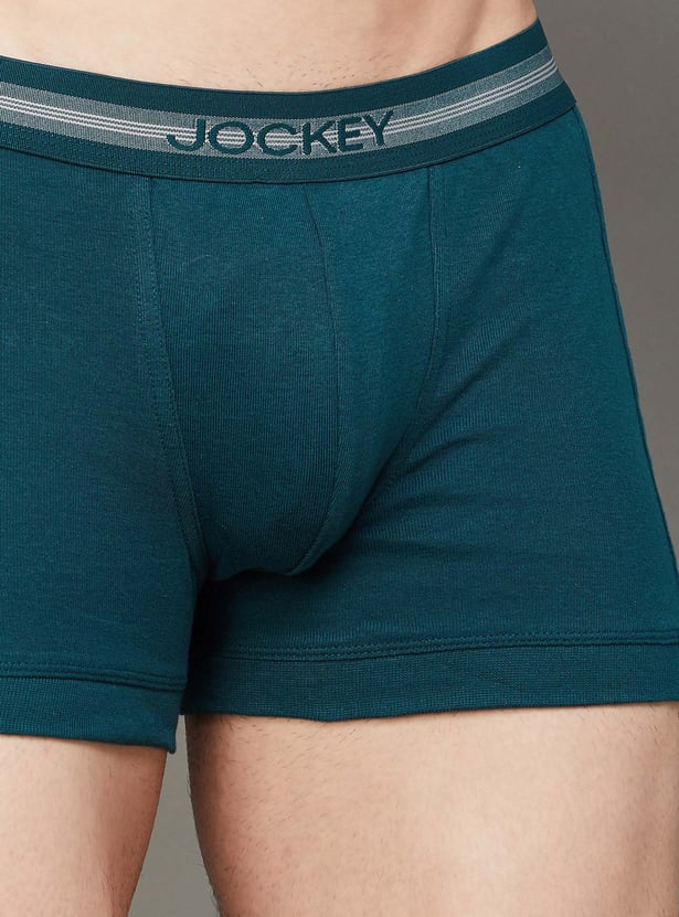 JOCKEY Solid Trunks - Pack of 2