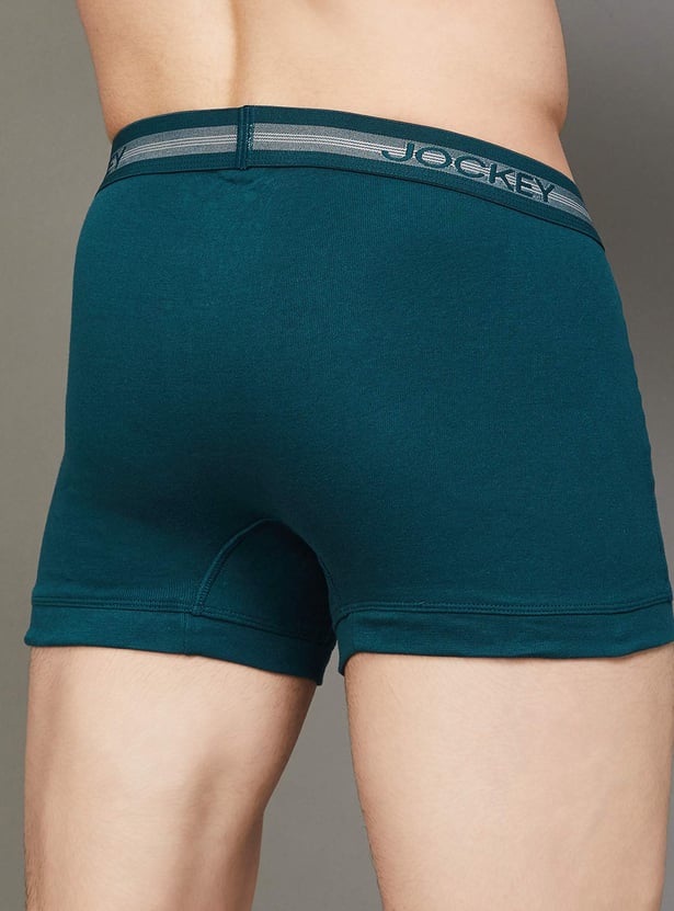 JOCKEY Solid Trunks - Pack of 2