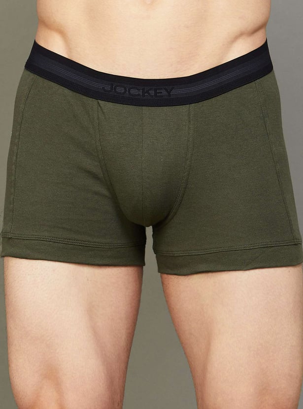 JOCKEY Solid Trunks - Pack of 2