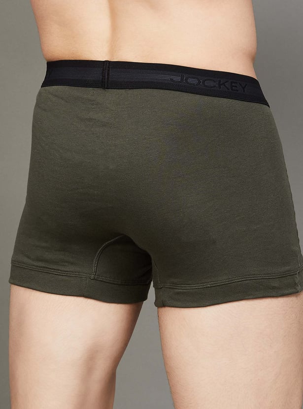 JOCKEY Solid Trunks - Pack of 2