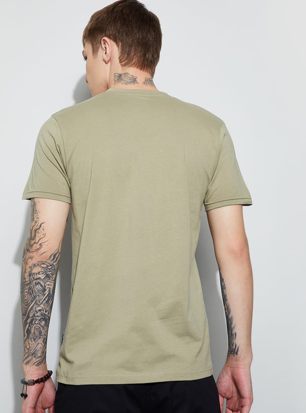 FAME FOREVER Men Solid T-shirt