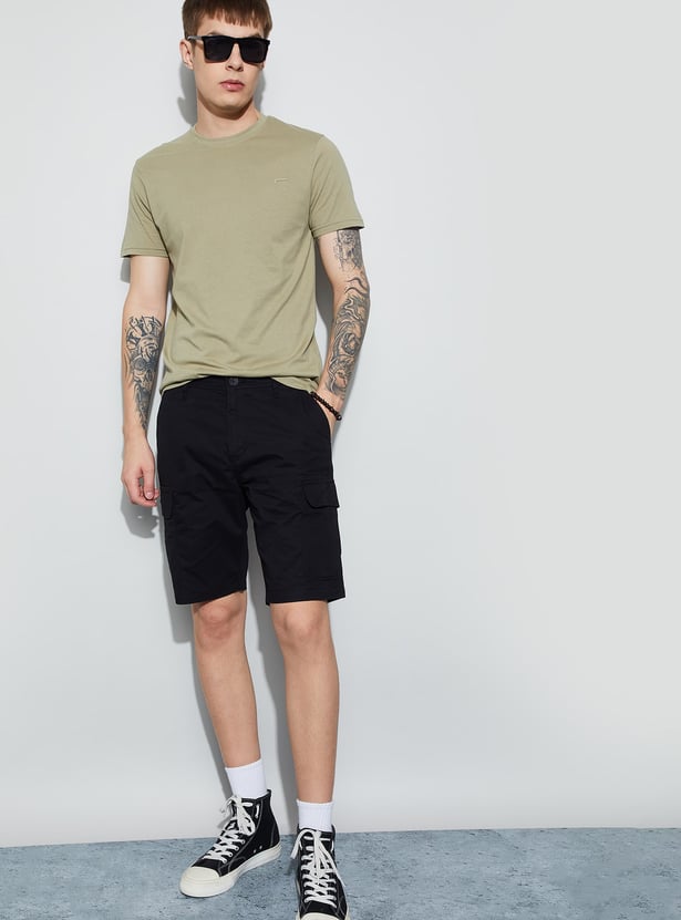 FAME FOREVER Men Solid T-shirt