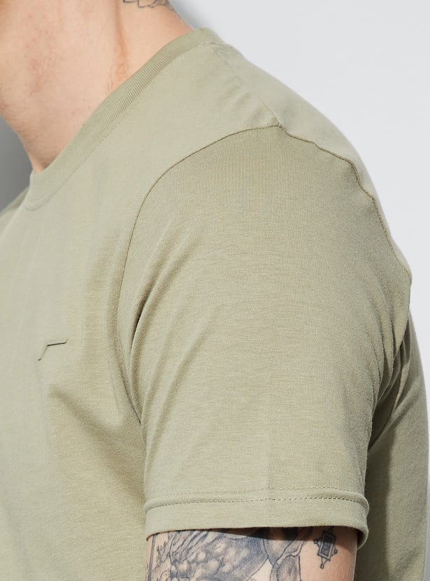 FAME FOREVER Men Solid T-shirt