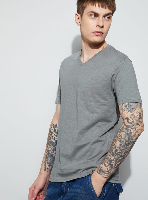 FAME FOREVER Solid T-shirt
