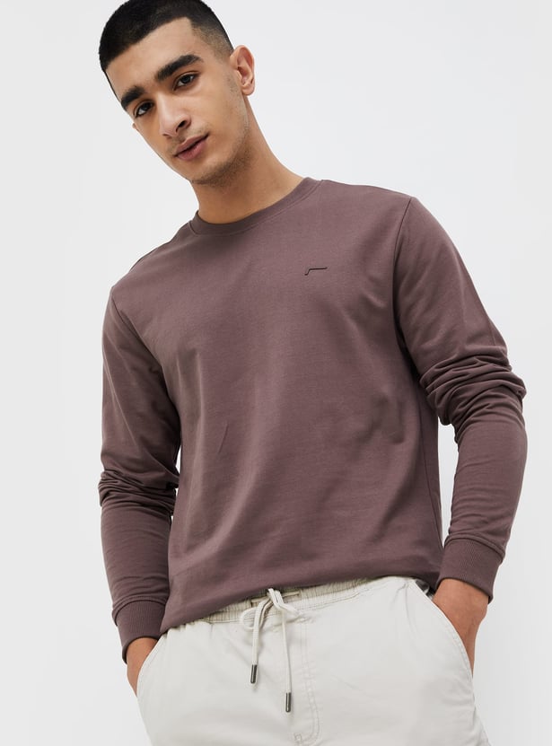 FAME FOREVER Solid Sweatshirt