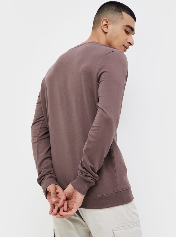 FAME FOREVER Solid Sweatshirt