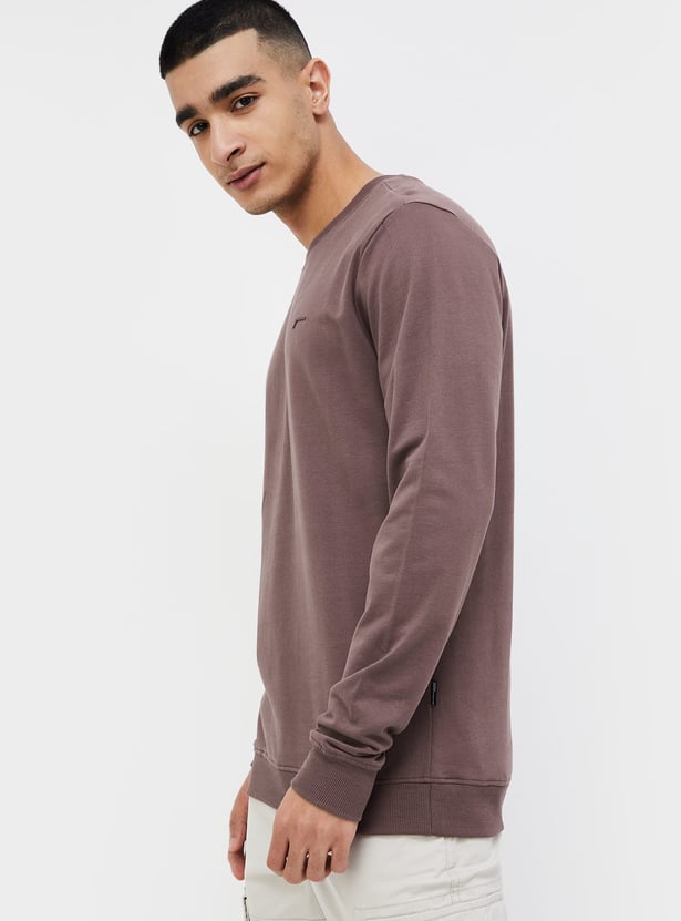 FAME FOREVER Solid Sweatshirt