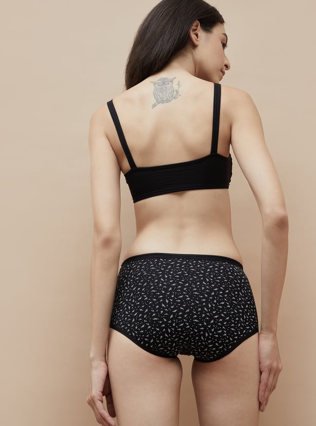 GINGER Printed Hipster Panties - Pack of 3