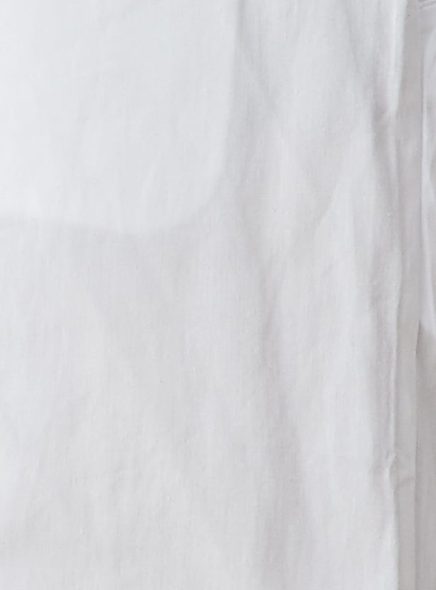 MELANGE Solid Elasticated Ethnic Pants