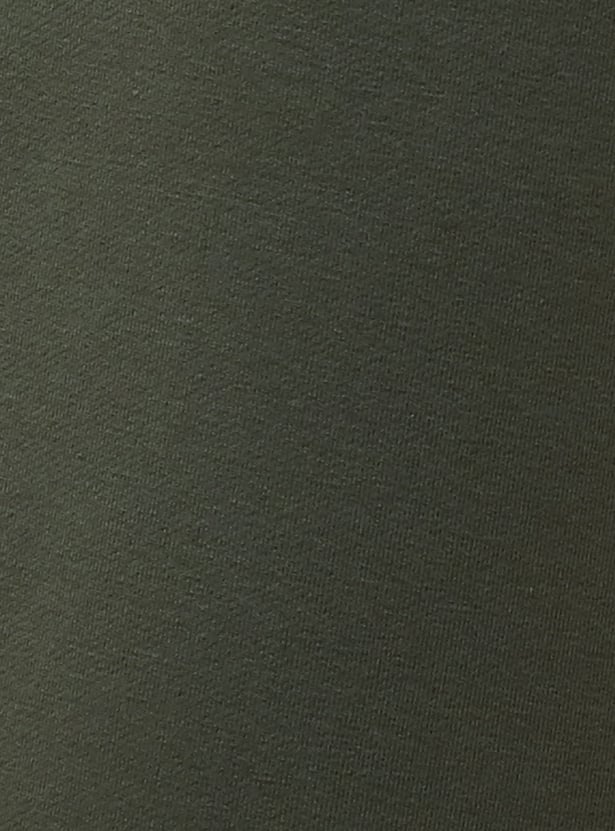CODE Solid Slim Tapered Trousers