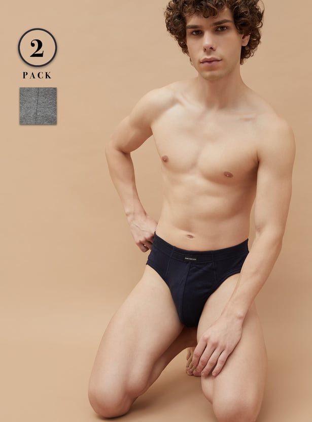FAME FOREVER Solid Briefs - Pack of 2